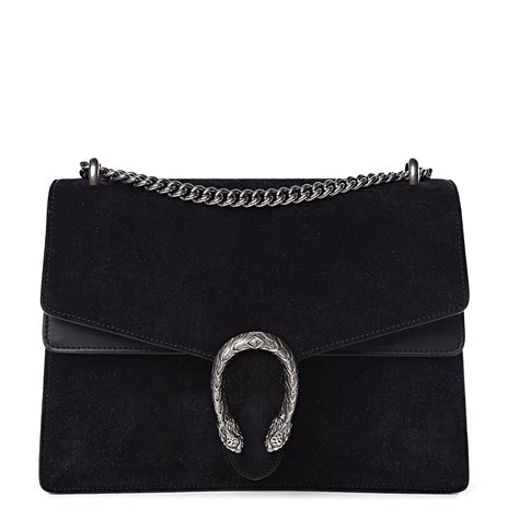 gucci dionysus shoulder bag black|gucci dionysus black suede.